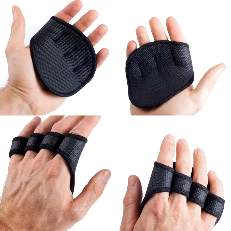 Power Grips Pro, Grip Pad, 1 Paar Handgriffe mit Fingerschlaufen, ohne Abrutschgefahr