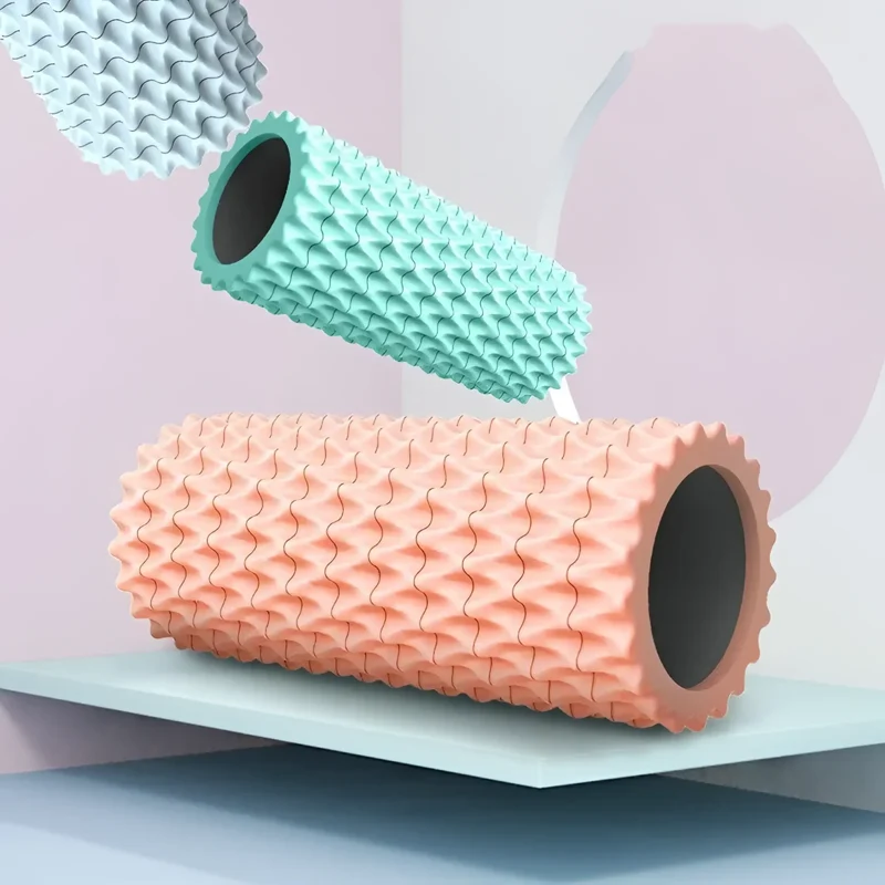 Faszienrolle mit Massagerillen 30 x 10 cm, Regeneration aller Muskelgruppen