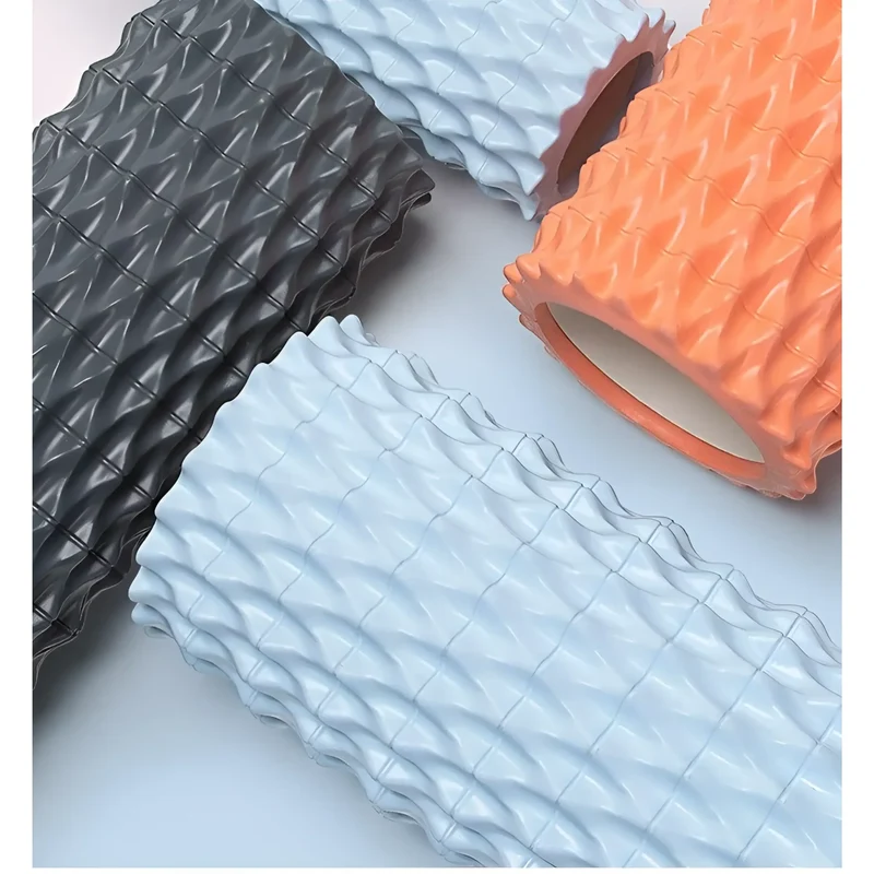 Faszienrolle mit Massagerillen 30 x 10 cm, Regeneration aller Muskelgruppen