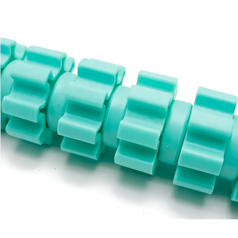 Faszienstick, Stimulation durch geriffeltes Muster, komfortable Muskelerholung, ergonomische Gummigriffe
