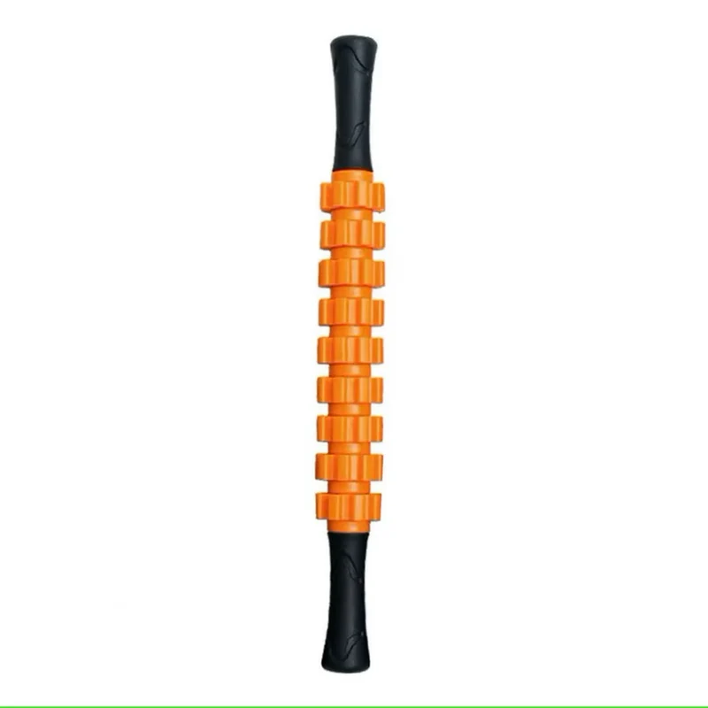 Faszienstick, Stimulation durch geriffeltes Muster, komfortable Muskelerholung, ergonomische Gummigriffe