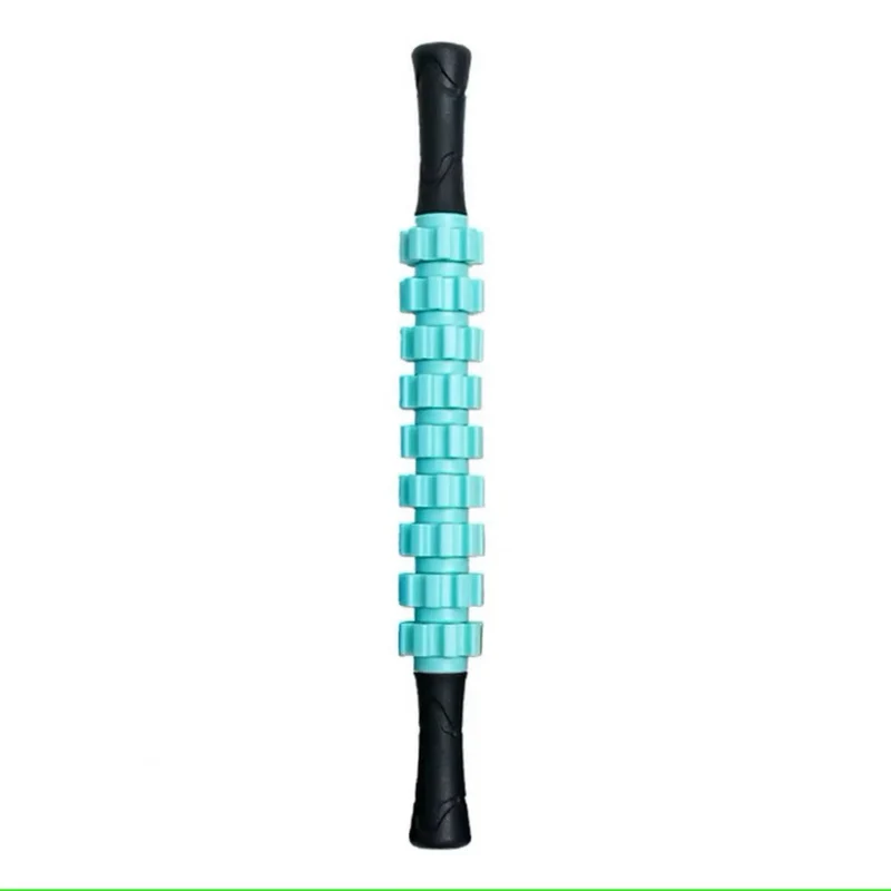 Faszienstick, Stimulation durch geriffeltes Muster, komfortable Muskelerholung, ergonomische Gummigriffe