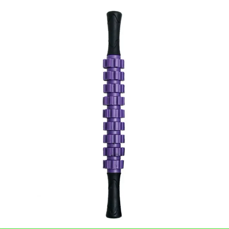 Faszienstick, Stimulation durch geriffeltes Muster, komfortable Muskelerholung, ergonomische Gummigriffe