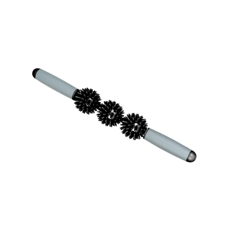 Igel Massagestick, mit 3 oder 5 Massagebällen, ergonomischer Grip, verstärkter Stahlkern