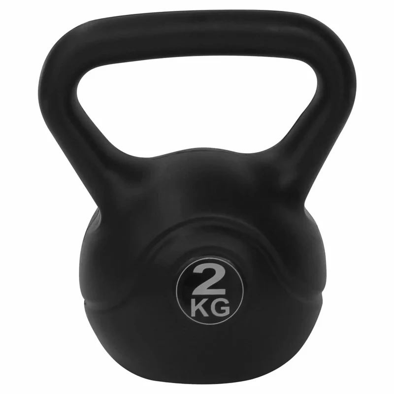 Kettlebell, 2-16 Kg erhältlich, hochwertiges PVC mit Sandfüllung, gute Griffigkeit