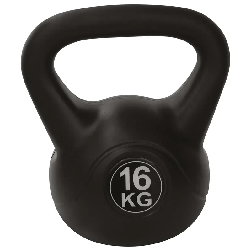 Kettlebell, 2-16 Kg erhältlich, hochwertiges PVC mit Sandfüllung, gute Griffigkeit