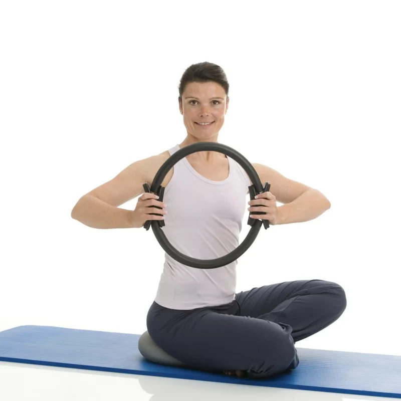 Pilates Ring Premium, 35 cm Durchmesser, mit Softgriffen, griffig und rutschfest
