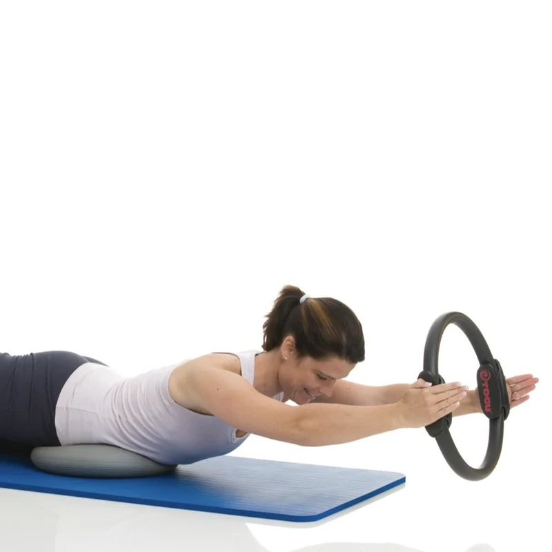 Pilates Ring Premium, 35 cm Durchmesser, mit Softgriffen, griffig und rutschfest