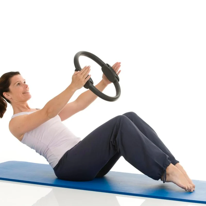 Pilates Ring Premium, 35 cm Durchmesser, mit Softgriffen, griffig und rutschfest