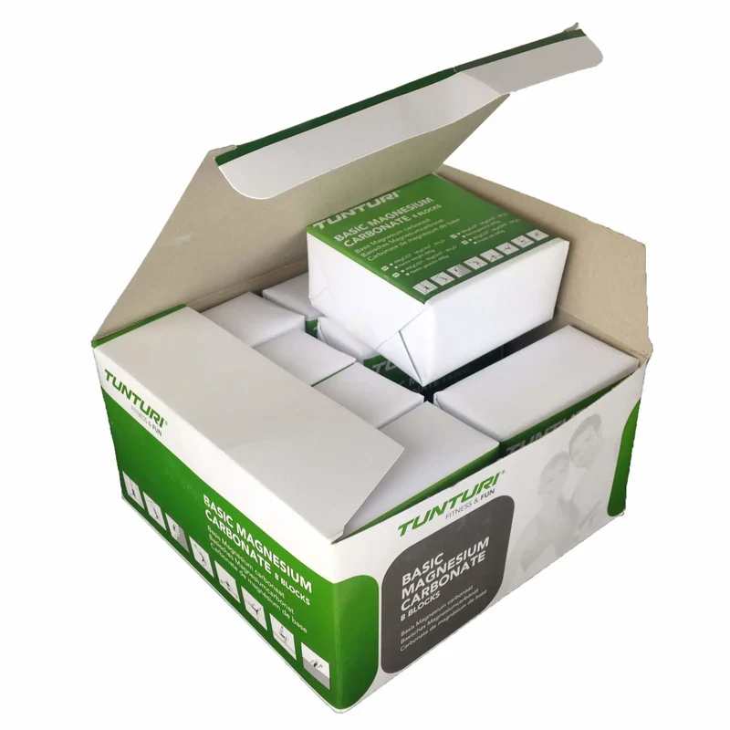Magnesium, 8 x 55 G Blöcke, verbesserte Griffigkeit für Klettern, Turnen, Kraftsport