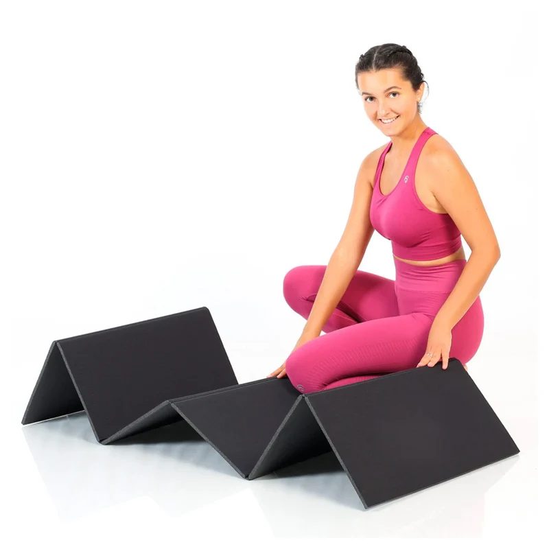 Togu Yoga Matte Faltbar (1cm hoch), mit Anti-Rutsch-Effekt, strapazierfähig und widerstandsfähig