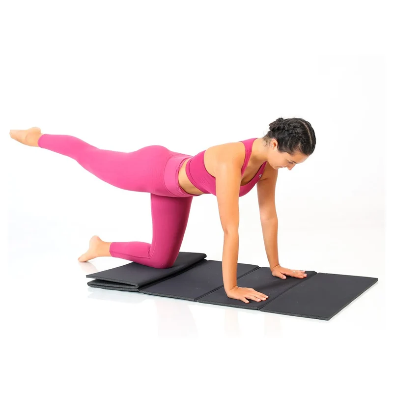 Togu Yoga Matte Faltbar (1cm hoch), mit Anti-Rutsch-Effekt, strapazierfähig und widerstandsfähig