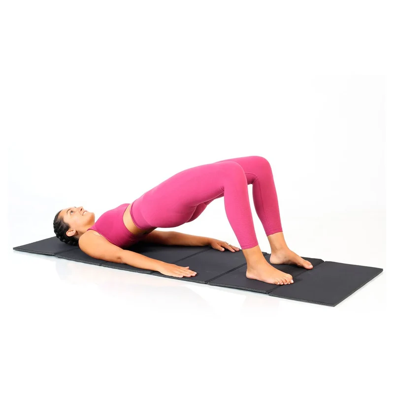 Togu Yoga Matte Faltbar (1cm hoch), mit Anti-Rutsch-Effekt, strapazierfähig und widerstandsfähig