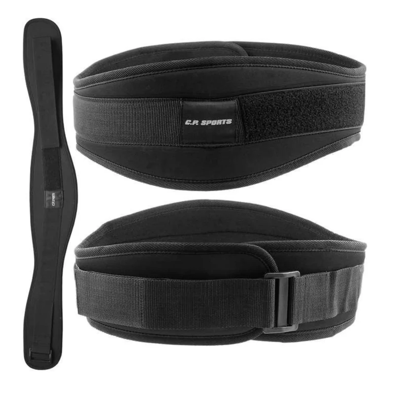 Gewichthebergürtel Ultraleicht, mit flexiblen Klettverschluss, ergonomische Passform