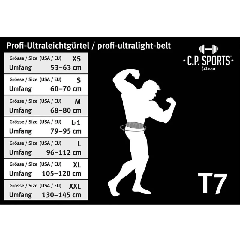 Gewichthebergürtel-Nylon, mit stabilisierenden Protektoren, flexibler Klettverschluss