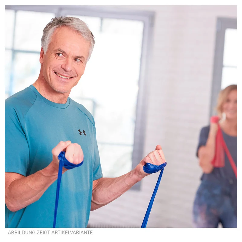 Resistance Band 3 x 1,50 m, Thera-band Set in verschiedene Stärkestufen, vielseitig einsetzbar