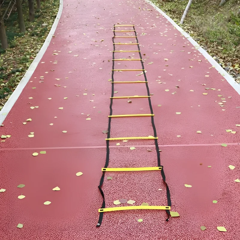 Agility Trainingsleiter – Verstellbare Koordinationsleiter für mehr Schnelligkeit, Reaktion und Fitnessbis zu 9 Meter