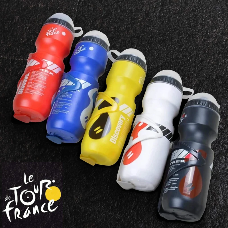 Fahrradflasche 750ml Inkl. Halter, auslaufsicherer Verschluss, Universalbefestigung