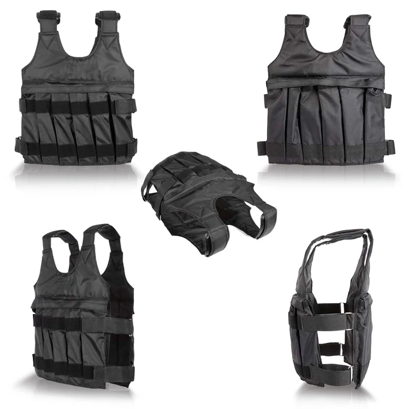 Gewichtsweste 1-50 Kg, Gewichtsbeutel individuell änderbar, hochwertiges Nylon, reißfest und wasserabweisend,