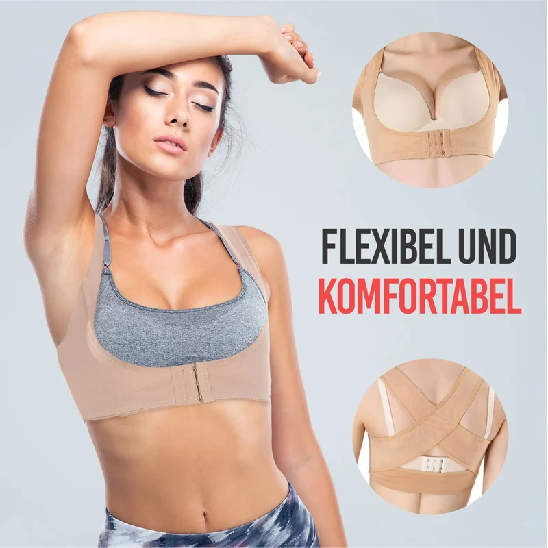 Haltungskorrektur Für Frauen, angenehmes Tragegefühl, atmungsaktiv, strapazierfähig