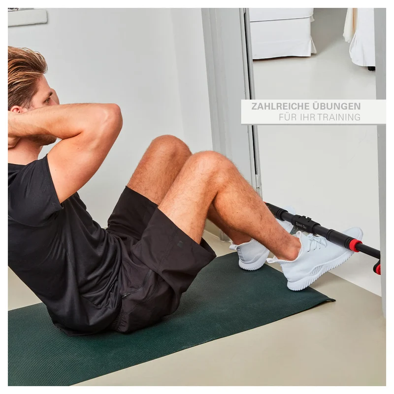 Klimmzugstange Türrahmen, 65-100 cm, Ganzkörpertraining-geeignet, strapazierfähig und rutschfest