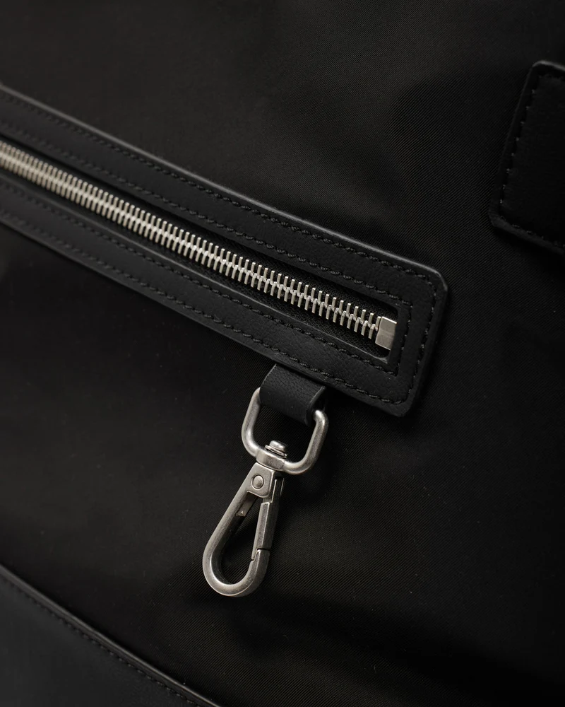 Oversized Nylon Carry Bag - Black