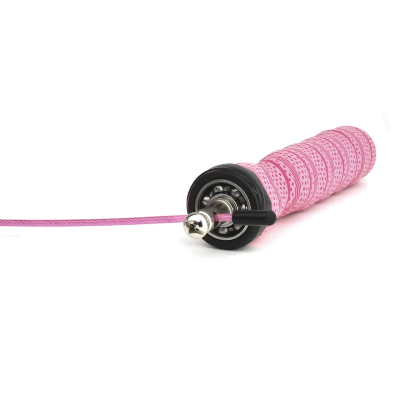 Springseil Speed Rope, inklusive Tragetasche und Ersatzseil, Länge 300cm, verstellbare Seillänge, Gummigriffüberzug