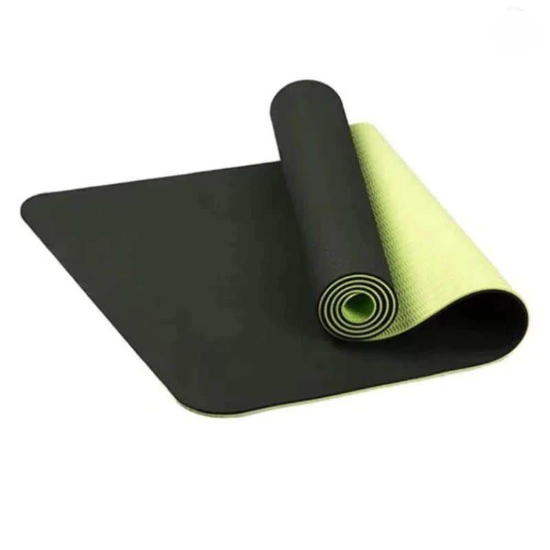 Yoga-Matte mit Tragegurt, 183 x 61 cm rutschfest und strapazierfähig, gelenkschonend