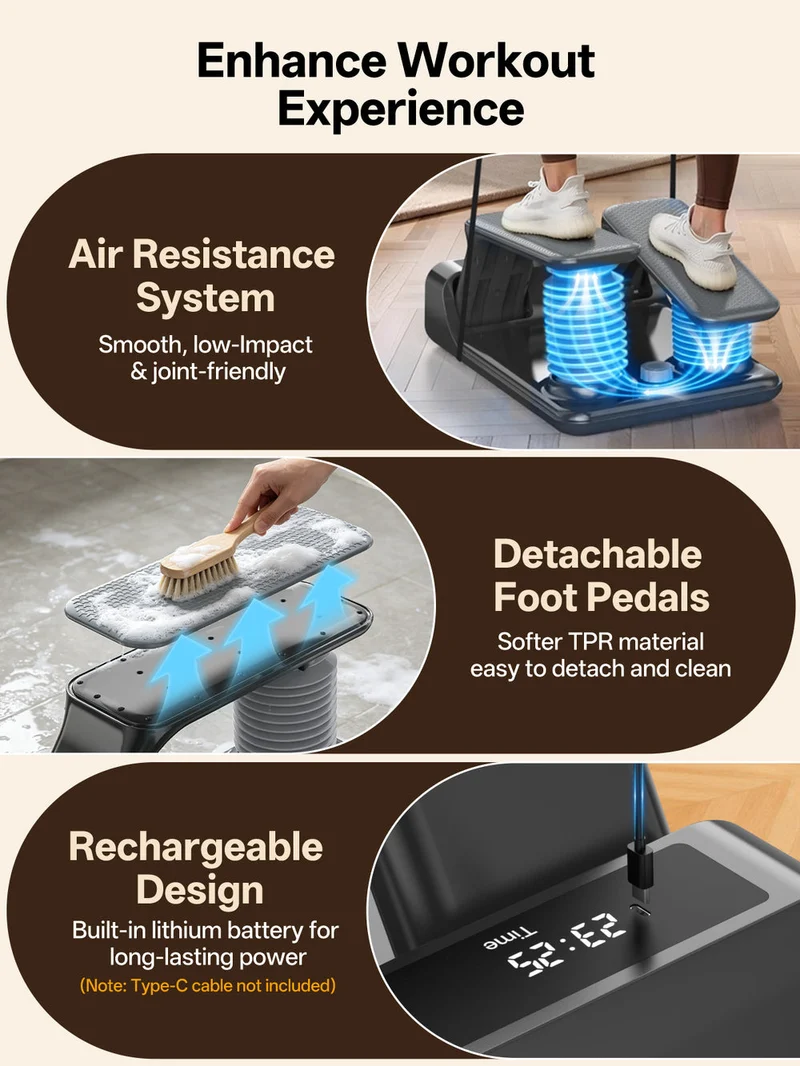 JOROTO JS300 Air-Resistance-Mini-Stepper