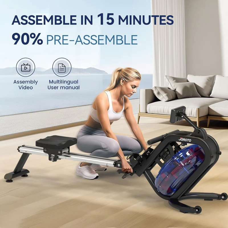 JOROTO MR29 Wasser-Rudergerät mit 28-L-Tank & Bluetooth-App