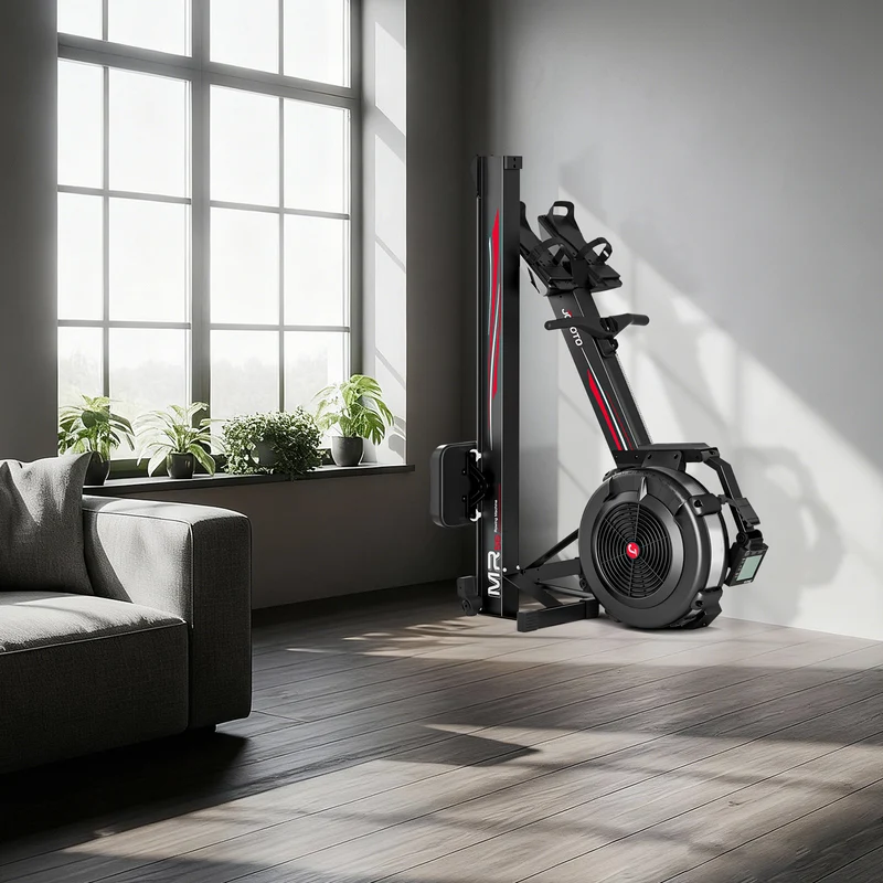 JOROTO MR56 Luftwiderstands-Rudergerät – Rudergerät im Studiostil für Ganzkörpertraining mit LCD & Bluetooth