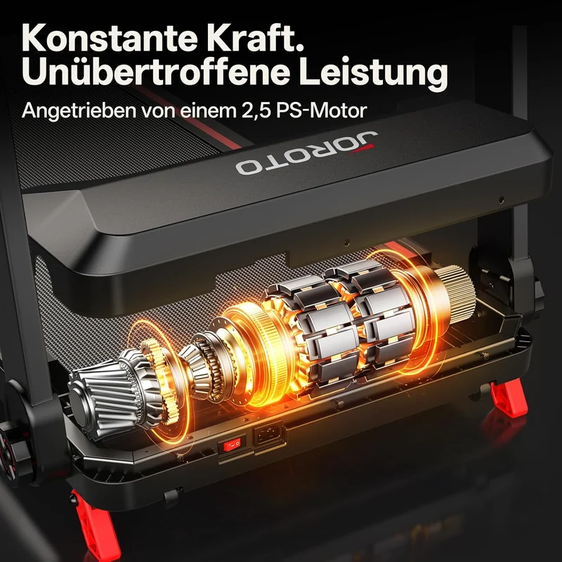 JOROTO F20PRO Klapp-Laufband – 2,5-PS-Leisemotor mit 8 % Steigung, 1–12 km/h & LED-Display