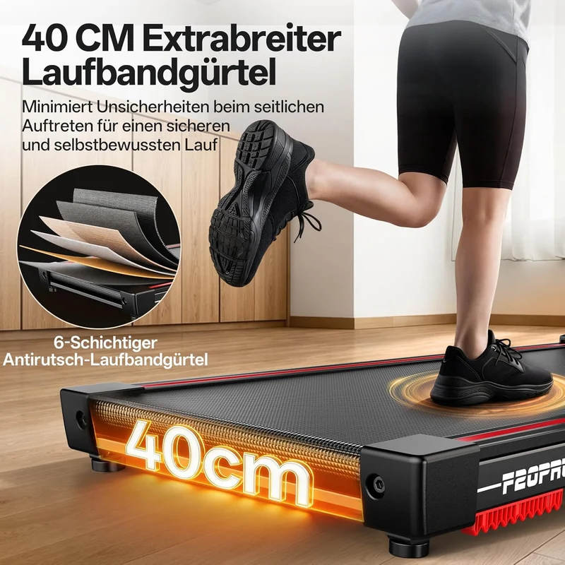 JOROTO F20PRO Klapp-Laufband – 2,5-PS-Leisemotor mit 8 % Steigung, 1–12 km/h & LED-Display