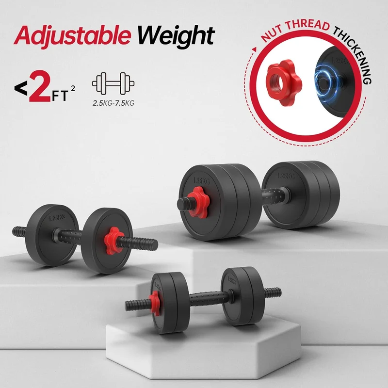 JOROTO JD10 Verstellbares 4-in-1-Hantelset