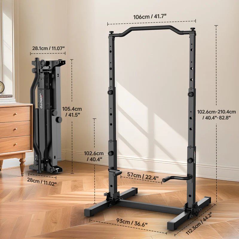 JOROTO JU30 Power Tower – klappbare Klimmzug- & Dip-Station