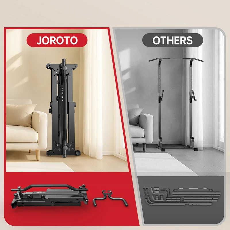 JOROTO JU30 Power Tower – klappbare Klimmzug- & Dip-Station