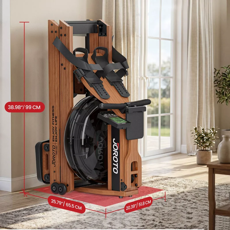 JOROTO MR380 Water Rower – vergrößerter 28L-Tank & FSC-zertifiziertes Hartholz