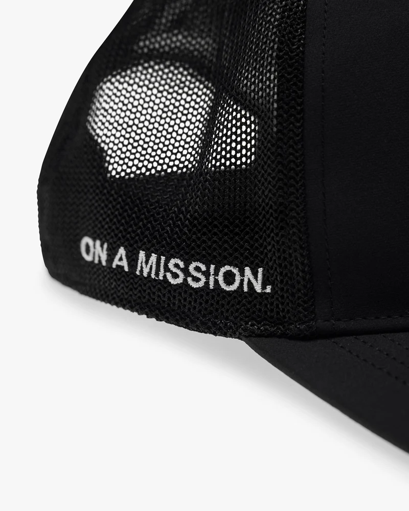 247 x 47 Logo Trucker Cap - Jet Black