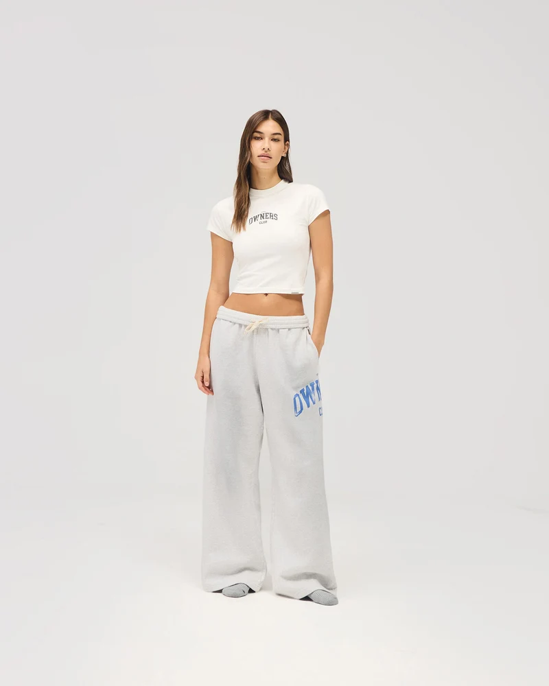 Represent Owners Club Baby Tee - Flat White