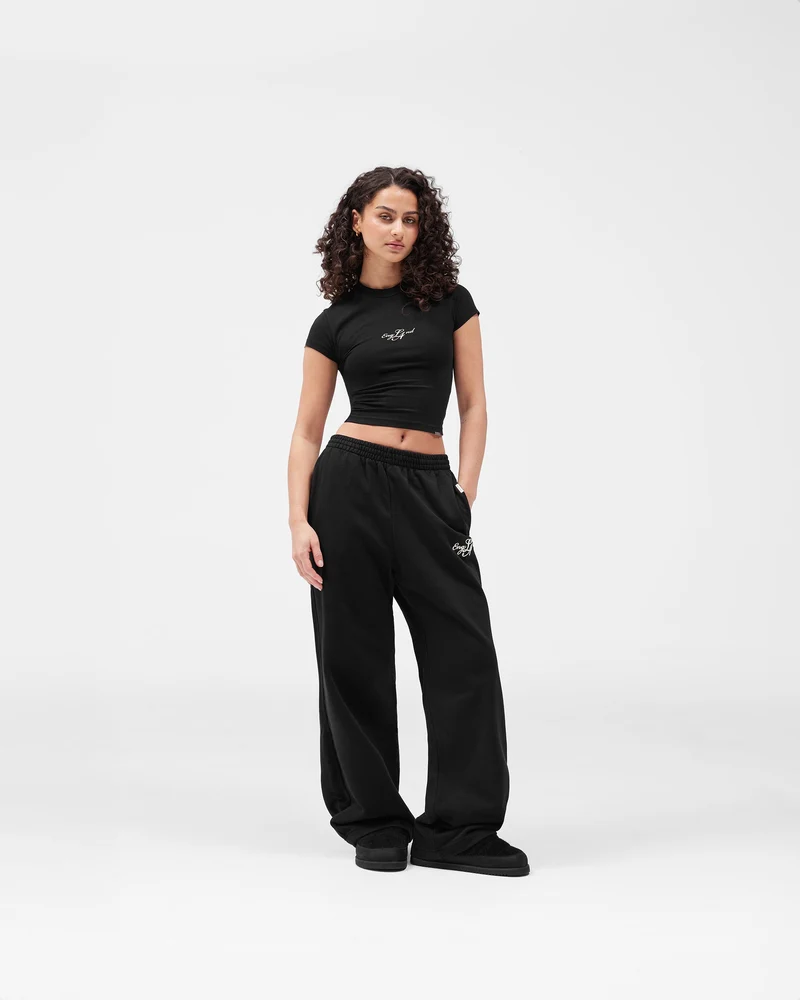 EngLAnd Baby Tee - Jet Black
