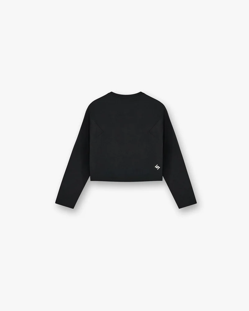 247 DNA Cropped Training T-Shirt - Black