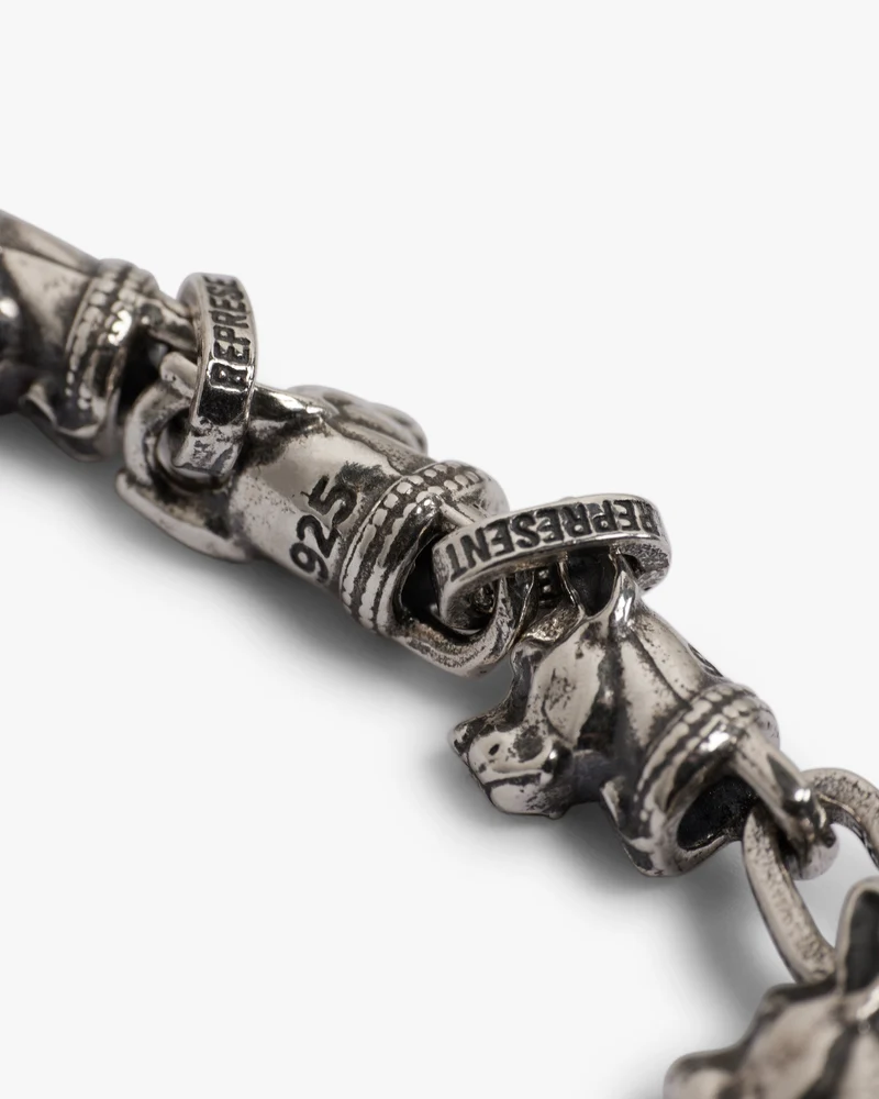 Doberman Necklace - Silver
