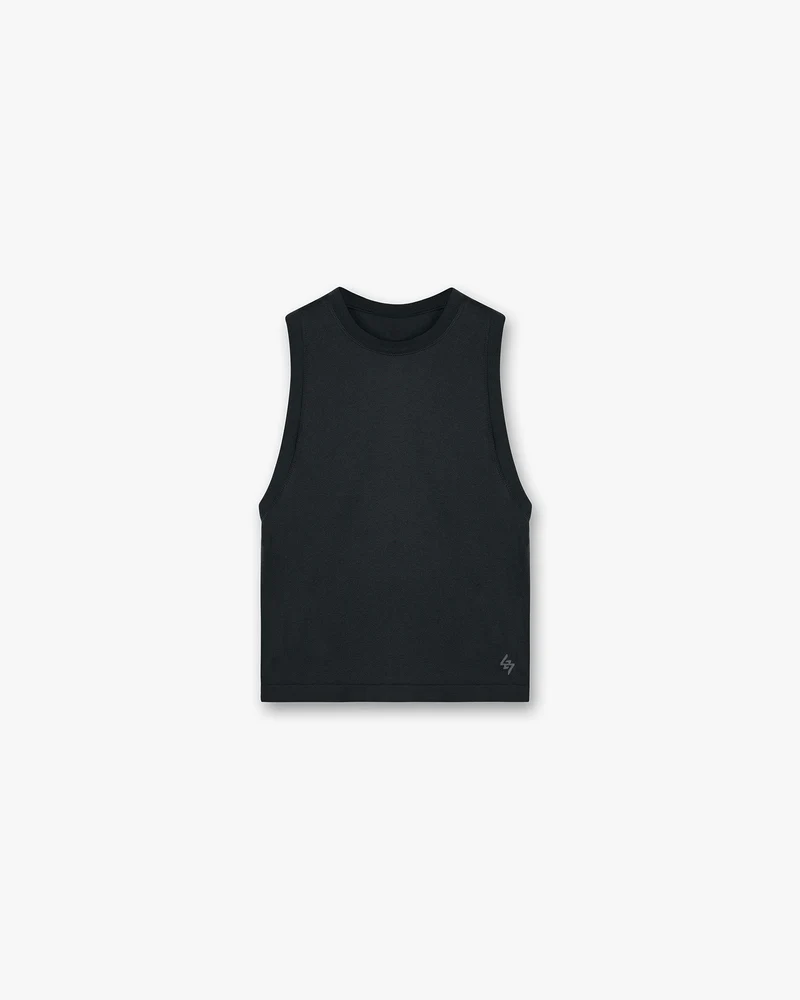 247 Ease Seamless Loose Fit Tank - Black