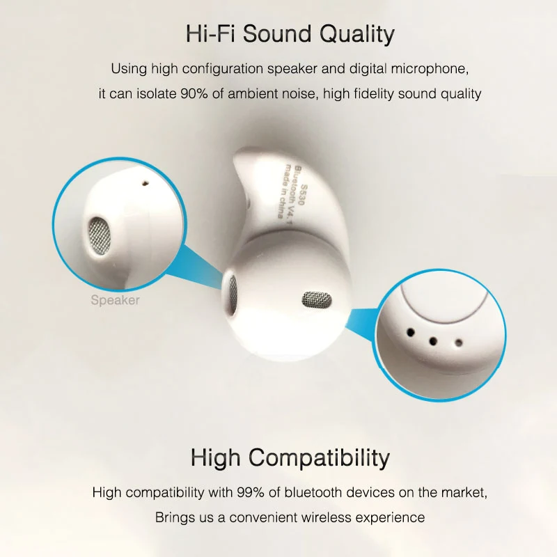 Mini Wireless in ear Earpiece