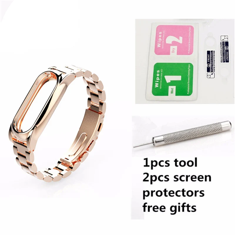 Removable Silver Link Strap Wristband