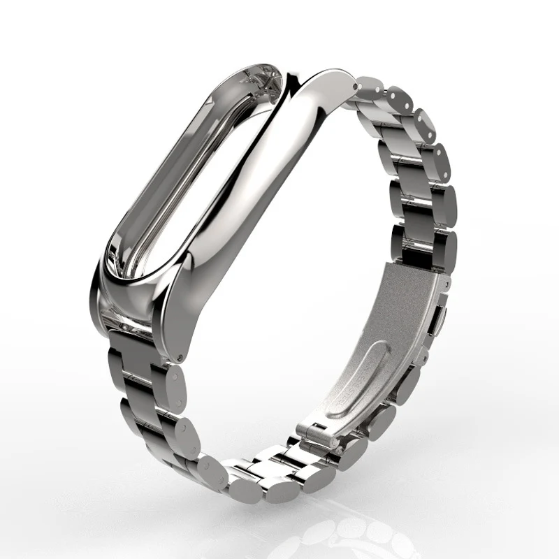 Removable Silver Link Strap Wristband