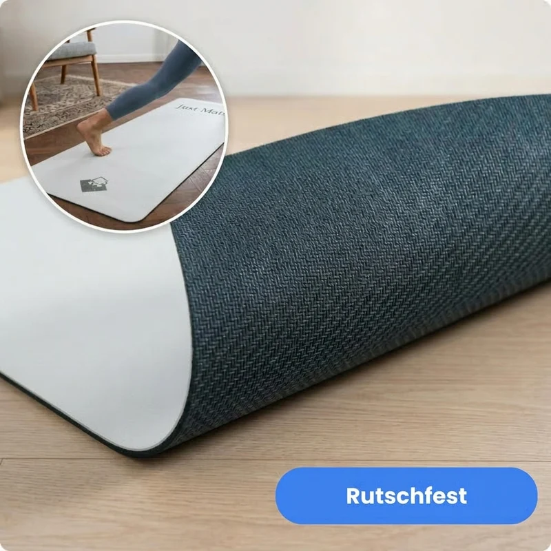 Yogamatte - PUREFLOW PRO | Naturkautschuk & PU-Leder | 4,5 mm