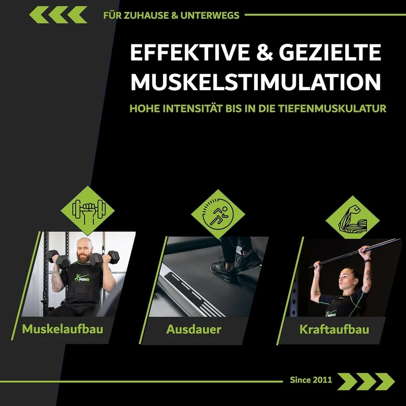 eaglefit PRO EMS Suit System: Wireless Muscle Stimulation for Home Workouts