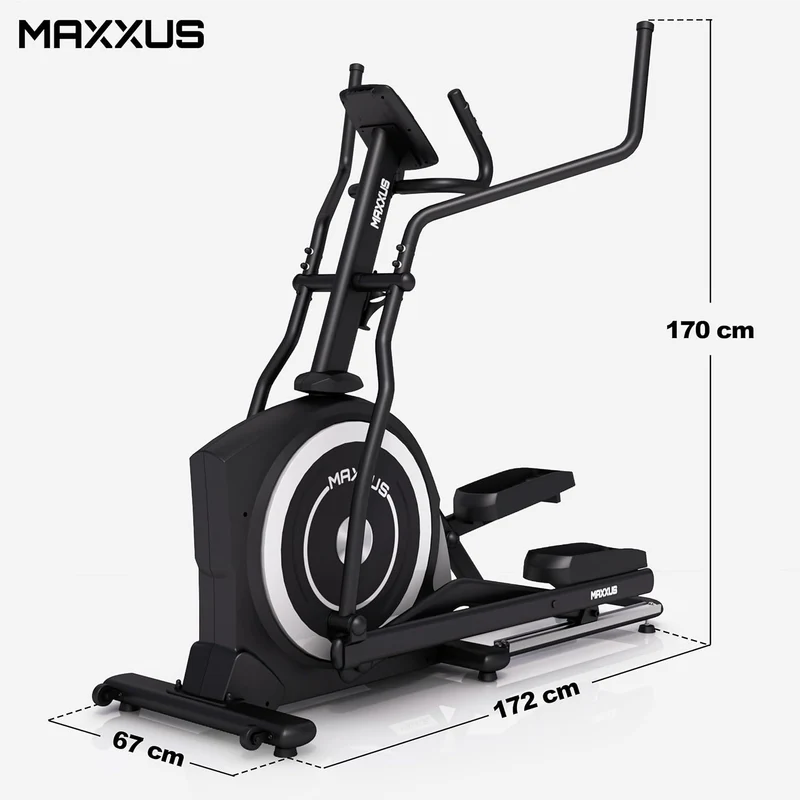 MAXXUS CX 5.1 Crosstrainer: App Compatible, Quiet, Bluetooth, Magnetic Brake