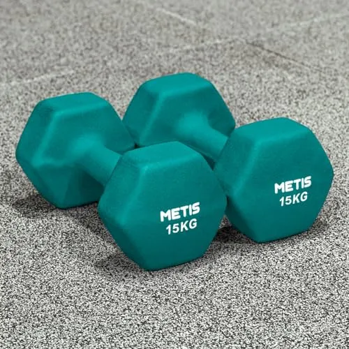 METIS Neopren Hex Hanteln Set: Vielseitige Größen für Ihr Heimtraining